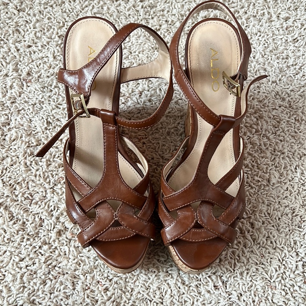 Brown Aldo Wedges